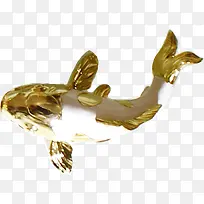 金色鱼儿金身造型