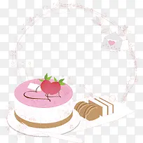 蛋糕花边图案