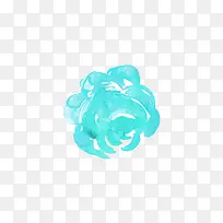 一朵浅蓝色的花