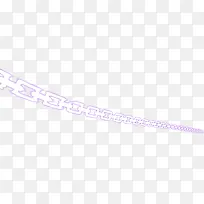 手绘紫色光效链条