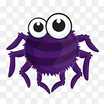 紫色蜘蛛
