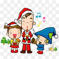 唱圣诞歌的孩子