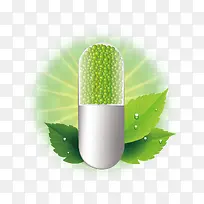 绿色药品素材