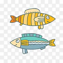卡通动物鱼png图片