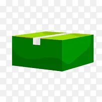 盒子绿色渐变矢量