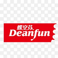 蝶安芬矢量标志