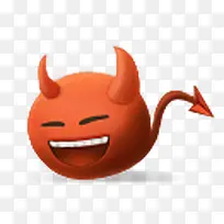 恶魔情感表情符号表情恶魔偶像