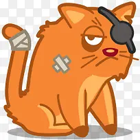 懒猫萌猫独眼PNG图标