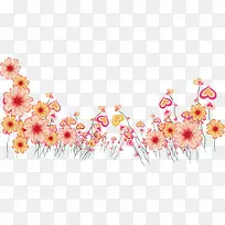 卡通花朵