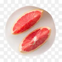 红心蜜柚摆盘