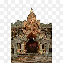 普吉岛泰国的大象剧院宫