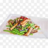 长豆炒茄子