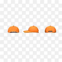 橙色的鸭嘴帽