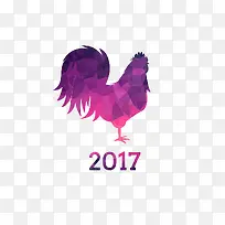 紫色公鸡