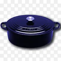 蓝色钨钢家用锅具