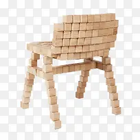 木块椅子