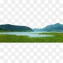 黄山太平湖风景图
