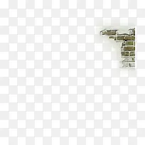 分层创意手绘砖头墙壁