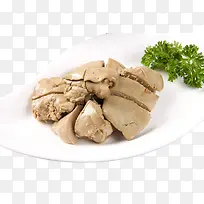 煮熟的鸡肝好吃的鸡内脏