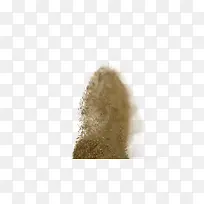 褐色土壤沙子素材