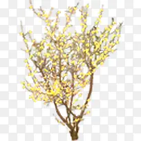 黄色个性设计树木