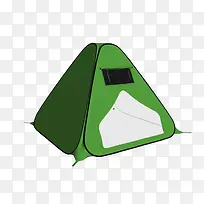 绿色卡通帐篷