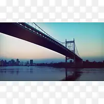 跨江大桥海报背景