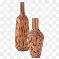 长形木制花瓶