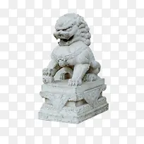 雕塑石狮装饰元素