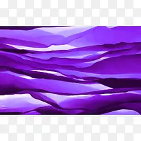 紫色手绘山峰海报背景