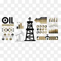 矢量石油标志