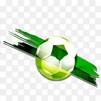 绿色足球素材