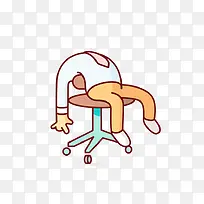 瘫倒人物