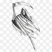 拿着镰刀的死神