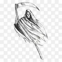 拿着镰刀的死神