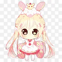 矢量可爱小厨娘