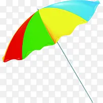 摄影夏日多彩颜色雨伞