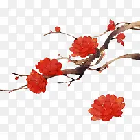 中国话红杏花头春意闹