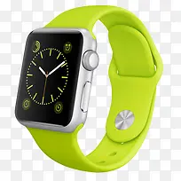 绿色运动手表
