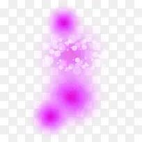 紫色光效白色圆点装饰