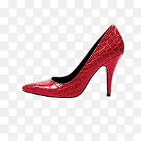立体装饰产品女士高跟鞋红色素材