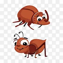 可爱卡通蛐蛐昆虫