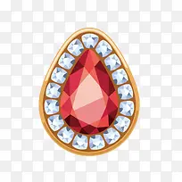 钻石戒指珠宝矢量素材