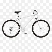 黑白自行车图片