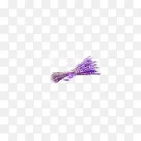 紫色捆绑的花枝