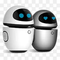 可爱机器人两个
