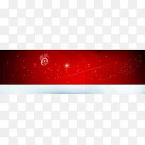 电商喜庆圣诞之夜星星背景banner