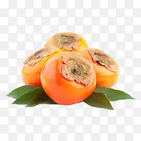 新鲜柿子设计元素
