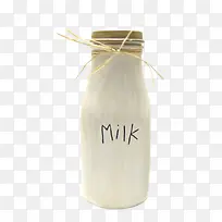 手绘简洁牛奶瓶