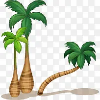 夏日促销沙滩椰子树